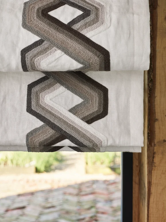Photo of the fabric Boxgrove Z644 02 in situ by Zinc. Use for Curtains, Upholstery Light Duty, Accessory