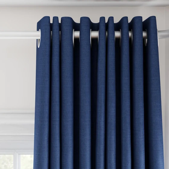 Photo of the fabric Urban Cobalt swatch by James Dunlop. Use for Curtains, Upholstery, Accessory. Style of Plain, Texture