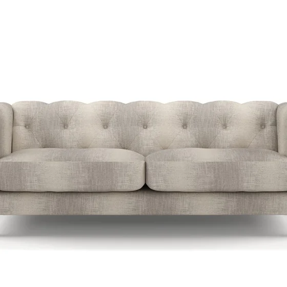 Photo of the fabric Maxime Zinc swatch by James Dunlop. Use for Upholstery, Accessory. Style of Stripe, Texture