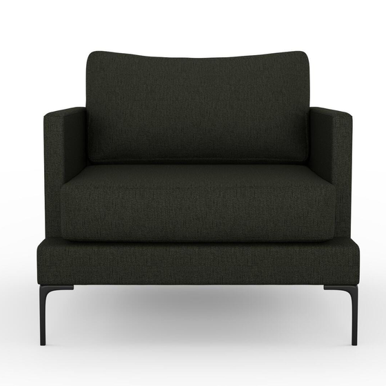 Photo of the fabric Pandanus Moss swatch by Mokum. Use for Upholstery. Style of Plain, Taffeta