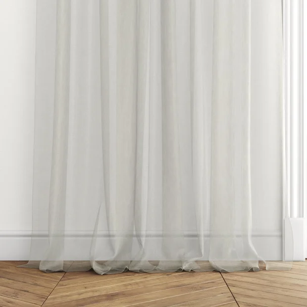 Photo of the fabric Armour FR Sulphur swatch by James Dunlop. Use for Sheer Curtains. Style of Plain, Sheer