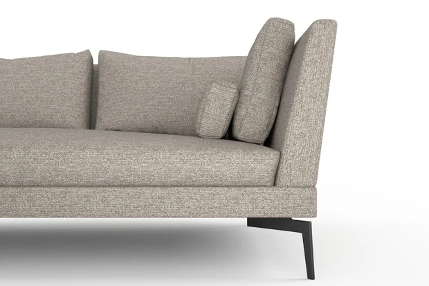 Photo of the fabric Elba Driftwood swatch by Mokum. Use for Upholstery, Accessory. Style of Plain, Texture