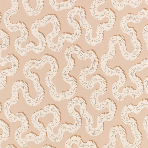 Photo of the fabric Kezia Wp W478 03 swatch by Romo. Use for Wall Covering. Style of Geometric, Paper