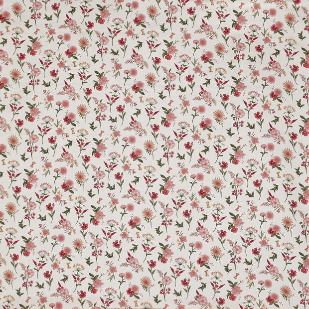 Photo of the fabric Marigold 8826 204 swatch by Prestigious. Use for Curtains, Accessory. Style of Floral And Botannical, Print