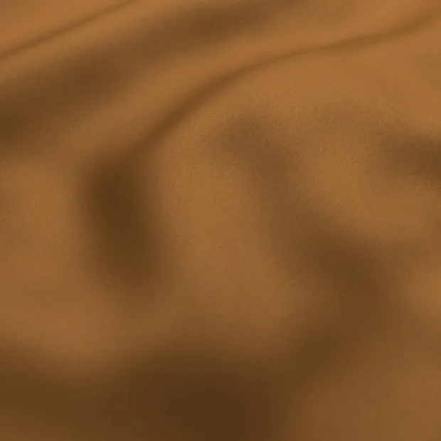 Photo of the fabric Sleek Cinnamon swatch by James Dunlop. Use for Curtains, Accessory, Top of Bed. Style of Plain, Taffeta