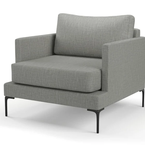 Photo of the fabric Sahel Aluminium swatch by Mokum. Use for Upholstery, Accessory. Style of Plain, Texture