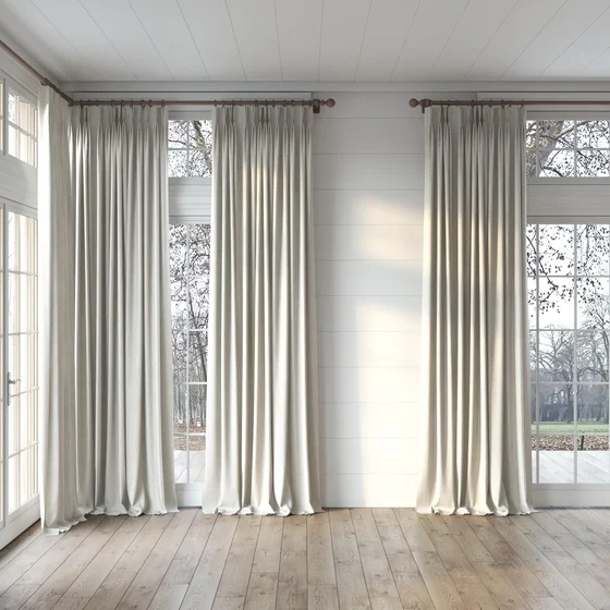 Photo of the fabric Chatham Mist swatch by James Dunlop Essentials. Use for Curtains. Style of Plain, Texture