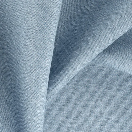 Photo of the fabric Casual Horizon swatch by Zepel FibreGuard. Use for Curtains, Upholstery, Accessory, Top of Bed. Style of Plain, Texture