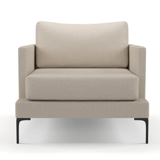 Photo of the fabric Souk Pebble swatch by Mokum. Use for Upholstery, Accessory. Style of Plain, Texture
