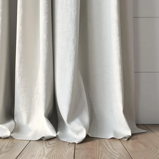 Photo of the fabric Azulejo Calico swatch by Mokum. Use for Curtains, Accessory. Style of Traditional