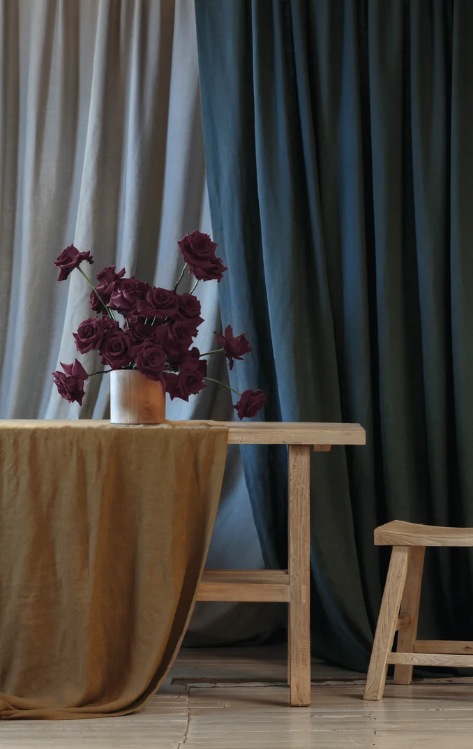 Satori Stonewash by Mokum | Piece dyed pure linen, stonewashed and airo finished