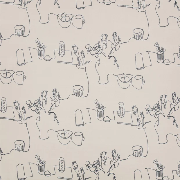 Photo of the fabric Tabletop V3472 02 swatch by Villa Nova. Use for Upholstery, Accessory. Style of Abstract, Print