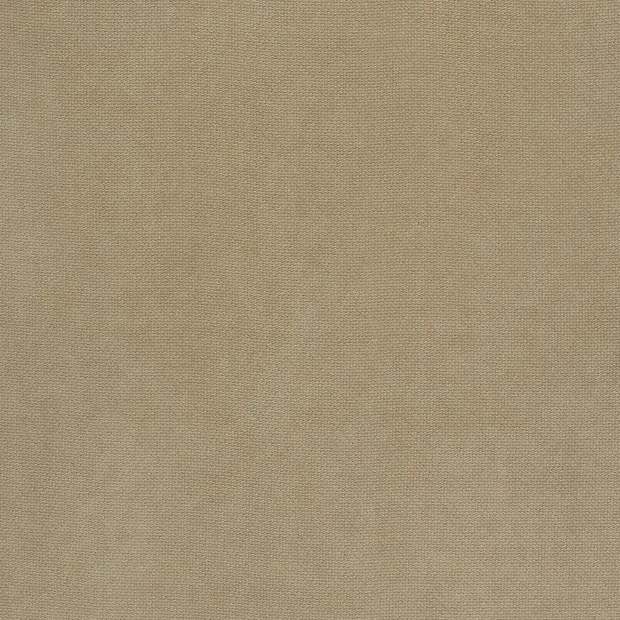 Photo of the fabric Refresh Beige swatch by Zepel. Use for Curtains, Upholstery, Accessory, Top of Bed. Style of Plain, Velvet