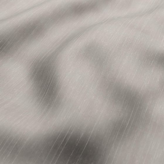 Photo of the fabric Luxe Aluminium swatch by James Dunlop Essentials. Use for Curtains, Accessory, Top of Bed. Style of Plain, Texture