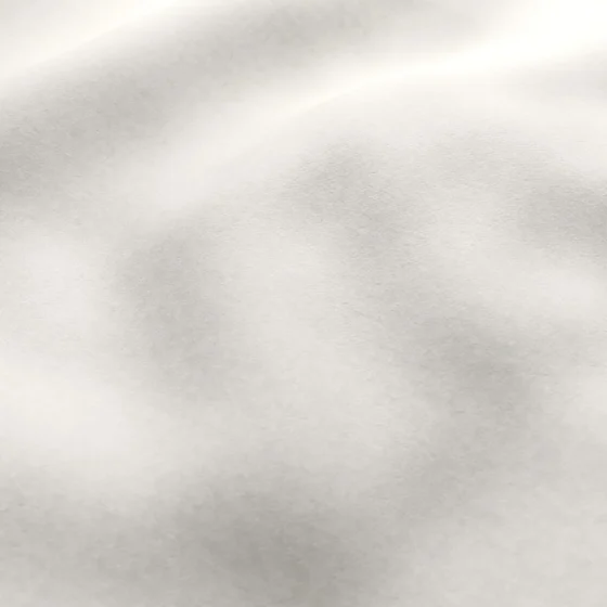 Photo of the fabric Braveheart Snow swatch by James Dunlop FibreGuard. Use for Upholstery, Accessory, Top of Bed. Style of Plain, Taffeta