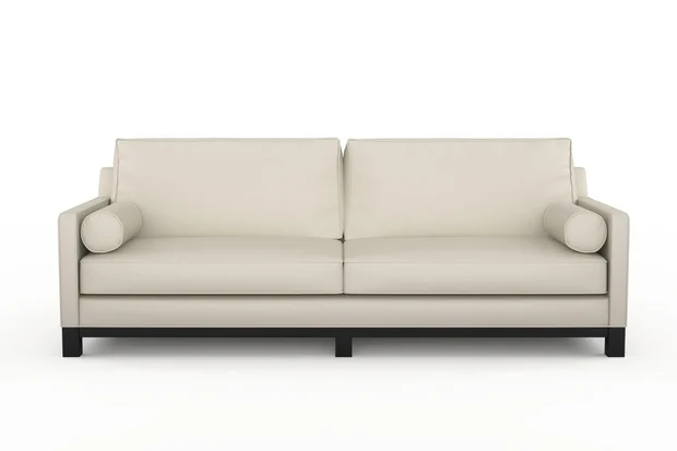 Photo of the fabric Soho Sand swatch by James Dunlop. Use for Curtains, Upholstery, Accessory. Style of Plain, Texture