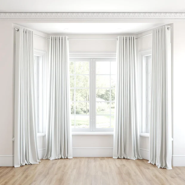 Photo of the fabric Vela Swan swatch by James Dunlop FibreGuard. Use for Curtains, Upholstery, Accessory, Top of Bed. Style of Plain, Velvet