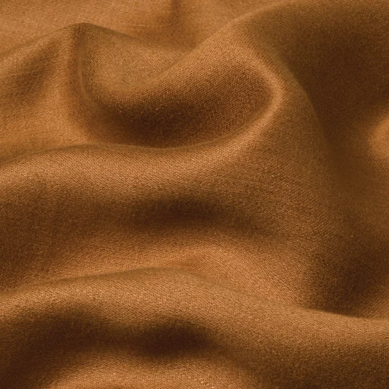 Photo of the fabric Satnin Bronze swatch by Catherine Martin by Mokum. Use for Curtains. Style of Plain, Texture