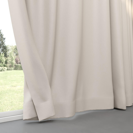 Photo of the fabric Satori Stonewash Blush swatch by Mokum. Use for Curtains, Upholstery Light Duty, Accessory, Top of Bed. Style of Plain, Texture