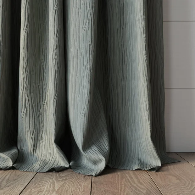 Photo of the fabric Sandrift Sage swatch by James Dunlop Essentials. Use for Curtains, Accessory. Style of Plain, Texture