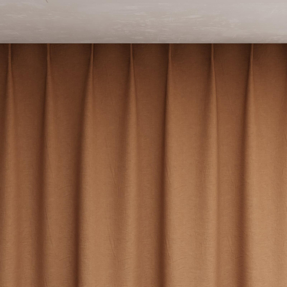 Photo of the fabric Satori Stonewash Burnt Orange swatch by Mokum. Use for Curtains, Upholstery Light Duty, Accessory, Top of Bed. Style of Plain, Texture