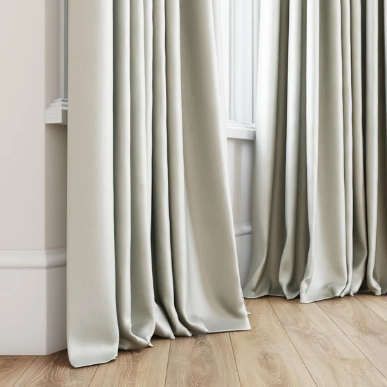 Photo of the fabric Stallion 2 UC Dew swatch by James Dunlop Essentials. Use for Curtains, Accessory. Style of Plain, Texture