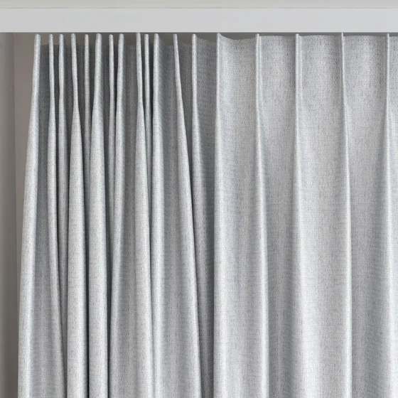 Photo of the fabric Kennedy II Blackout Oyster swatch by James Dunlop. Use for Curtains. Style of Plain, Texture