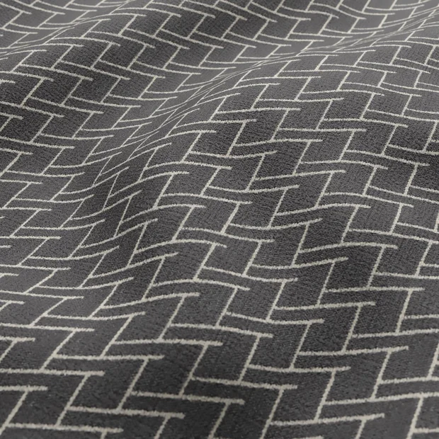Photo of the fabric Leverett Alexander swatch by James Dunlop. Use for Upholstery, Accessory. Style of Chenille, Geometric