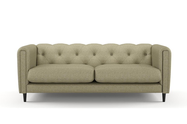 Photo of the fabric Omni Swamp swatch by James Dunlop FibreGuard. Use for Upholstery, Accessory, Top of Bed. Style of Plain, Texture