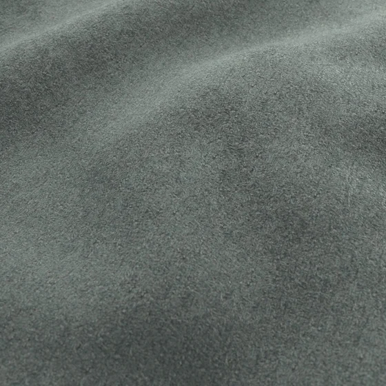 Photo of the fabric Snugly Slate swatch by James Dunlop FibreGuard. Use for Upholstery, Accessory, Top of Bed. Style of Chenille, Plain