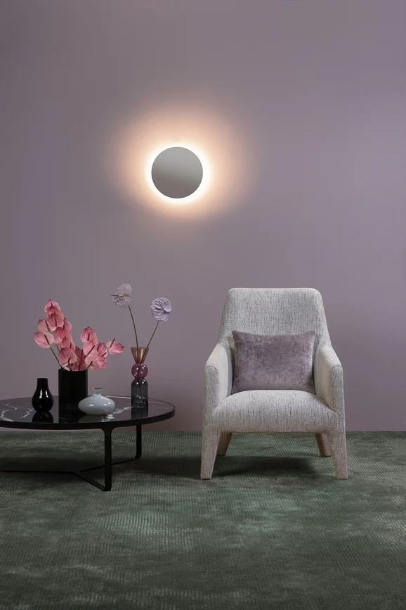 Photo of the fabric Hollywood Tourmaline in situ by Mokum. Use for Upholstery, Accessory. Style of Plain, Texture