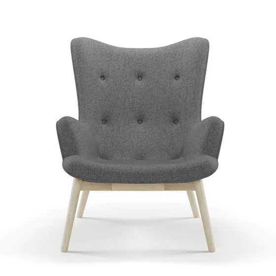 Photo of the fabric Attwood Nickel swatch by James Dunlop. Use for Upholstery, Accessory. Style of Plain, Texture