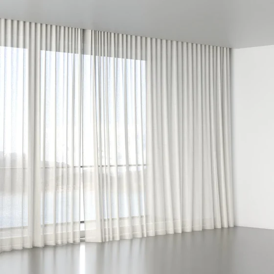 Photo of the fabric Uru Ecru swatch by Mokum. Use for Sheer Curtains. Style of Plain, Sheer