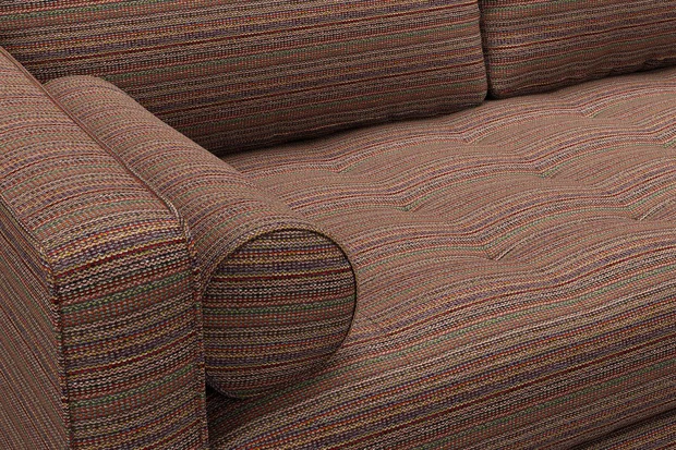Photo of the fabric Festivity Prescious swatch by James Dunlop FibreGuard. Use for Upholstery, Accessory. Style of Jacquard, Stripe