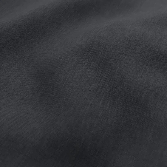 Photo of the fabric Colourwash Eco Caviar swatch by Zepel FibreGuard. Use for Curtains, Upholstery, Accessory, Top of Bed. Style of Plain, Texture