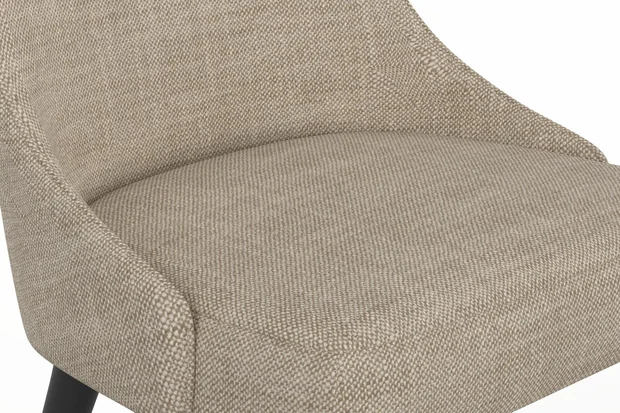 Photo of the fabric Grounded Linen swatch by James Dunlop. Use for Upholstery, Accessory. Style of Plain, Texture