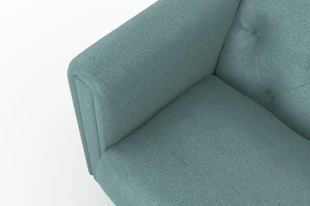 Photo of the fabric Ambiant Bayou swatch by James Dunlop FibreGuard. Use for Upholstery, Accessory, Top of Bed. Style of Plain, Texture