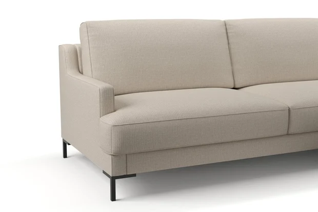 Photo of the fabric Souk Pebble swatch by Mokum. Use for Upholstery, Accessory. Style of Plain, Texture