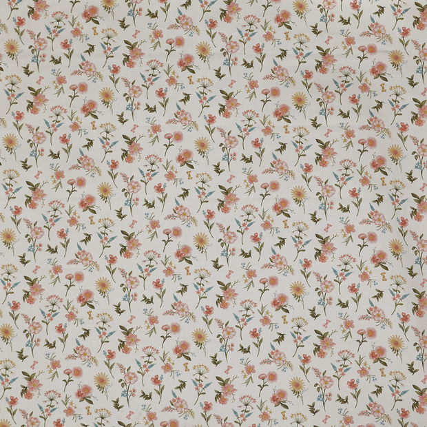 Photo of the fabric Marigold 8826 401 swatch by Prestigious. Use for Curtains, Accessory. Style of Floral And Botannical, Print
