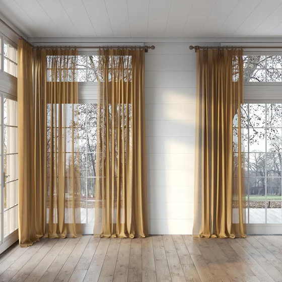 Photo of the fabric Kanji Russett swatch by James Dunlop. Use for Sheer Curtains. Style of Plain, Sheer