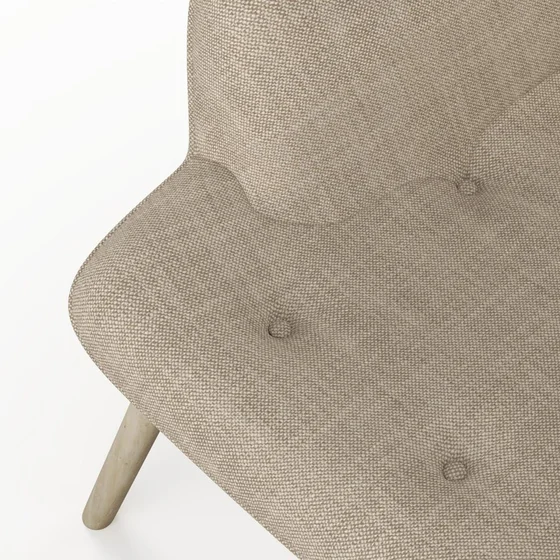 Photo of the fabric Grounded Linen swatch by James Dunlop. Use for Upholstery, Accessory. Style of Plain, Texture