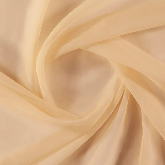 Photo of the fabric Upland Peach swatch by Zepel. Use for Sheer Curtains. Style of Plain, Sheer