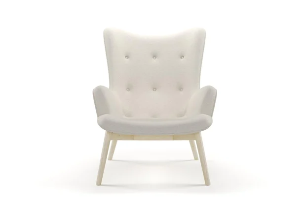 Photo of the fabric Newport Oatmeal swatch by James Dunlop. Use for Upholstery, Accessory. Style of Plain