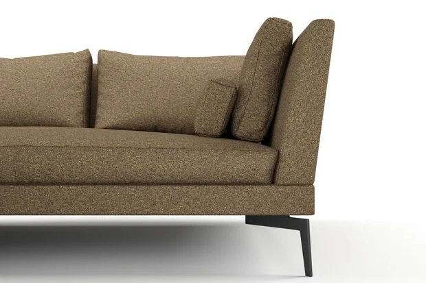 Photo of the fabric Bora Bora Bronze swatch by Mokum FibreGuard. Use for Curtains, Upholstery, Accessory. Style of Plain, Texture