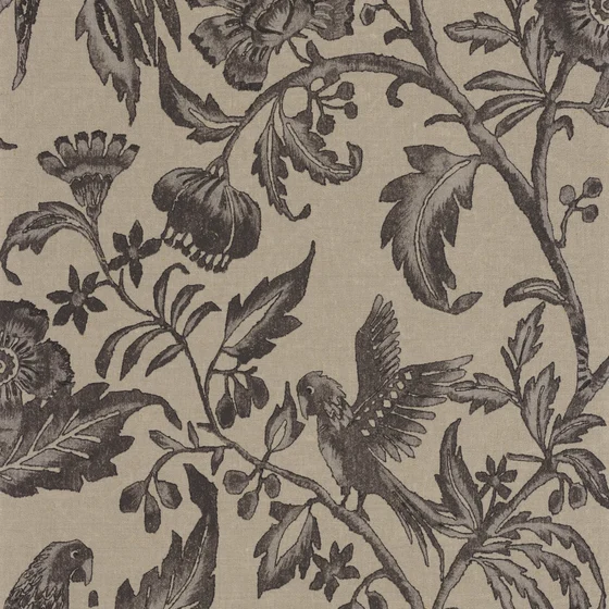 Photo of the fabric Etourneau Wallpaper 8816 8816 97 00 swatch by Casadeco. Use for Wall Covering. Style of Floral And Botannical