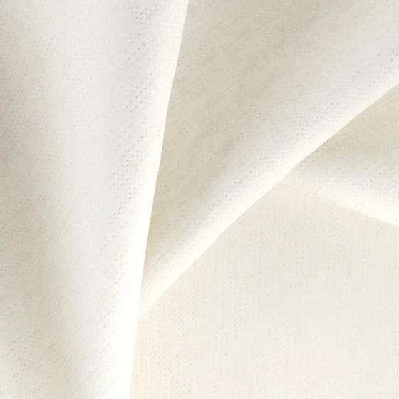 Photo of the fabric Rover Pearl swatch by Zepel. Use for Curtains, Upholstery, Accessory, Top of Bed. Style of Chenille, Plain