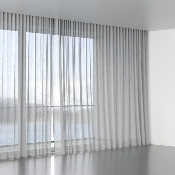 Photo of the fabric Bonsai Basalt swatch by Mokum. Use for Sheer Curtains. Style of Plain, Sheer