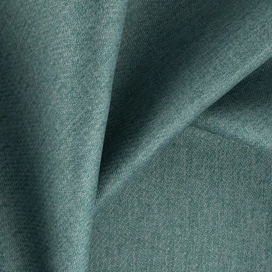 Photo of the fabric Fiji Surf swatch by Zepel. Use for Curtains, Upholstery, Accessory, Top of Bed. Style of Plain, Texture