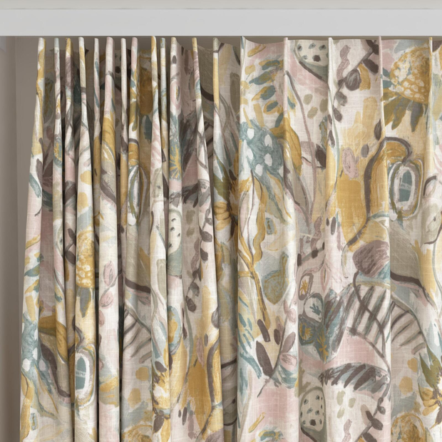 Photo of the fabric Charleston Meadow swatch by James Dunlop. Use for Curtains, Accessory. Style of Floral And Botannical
