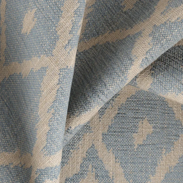 Photo of the fabric Boronia Sky swatch by Zepel. Use for Upholstery, Accessory. Style of Geometric